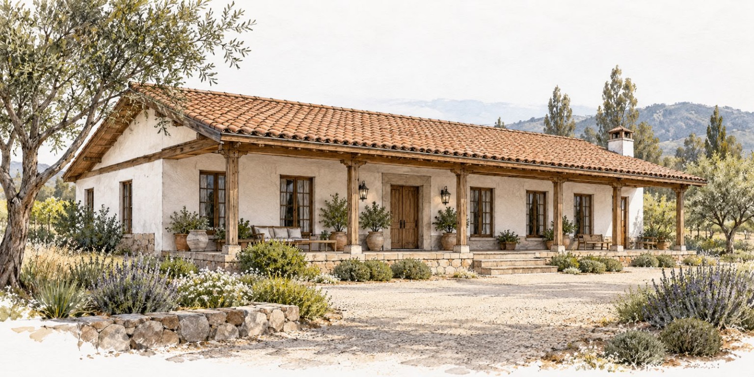Modelo de casa Hacienda de FORCRET